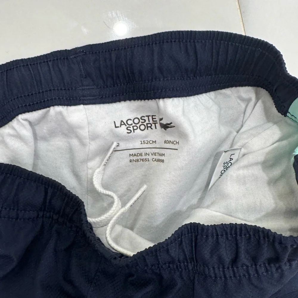 Lacoste Navy, Mint & White Colorblock Track Jacket and Pants